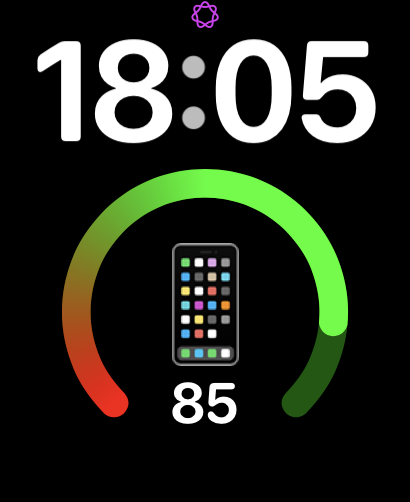 X-Large watchface with extra large digits
